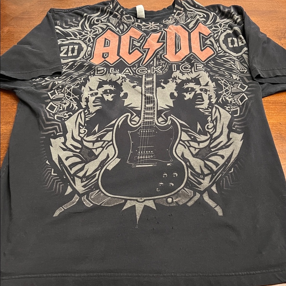 AC/DC Black Graphic T-Shirt